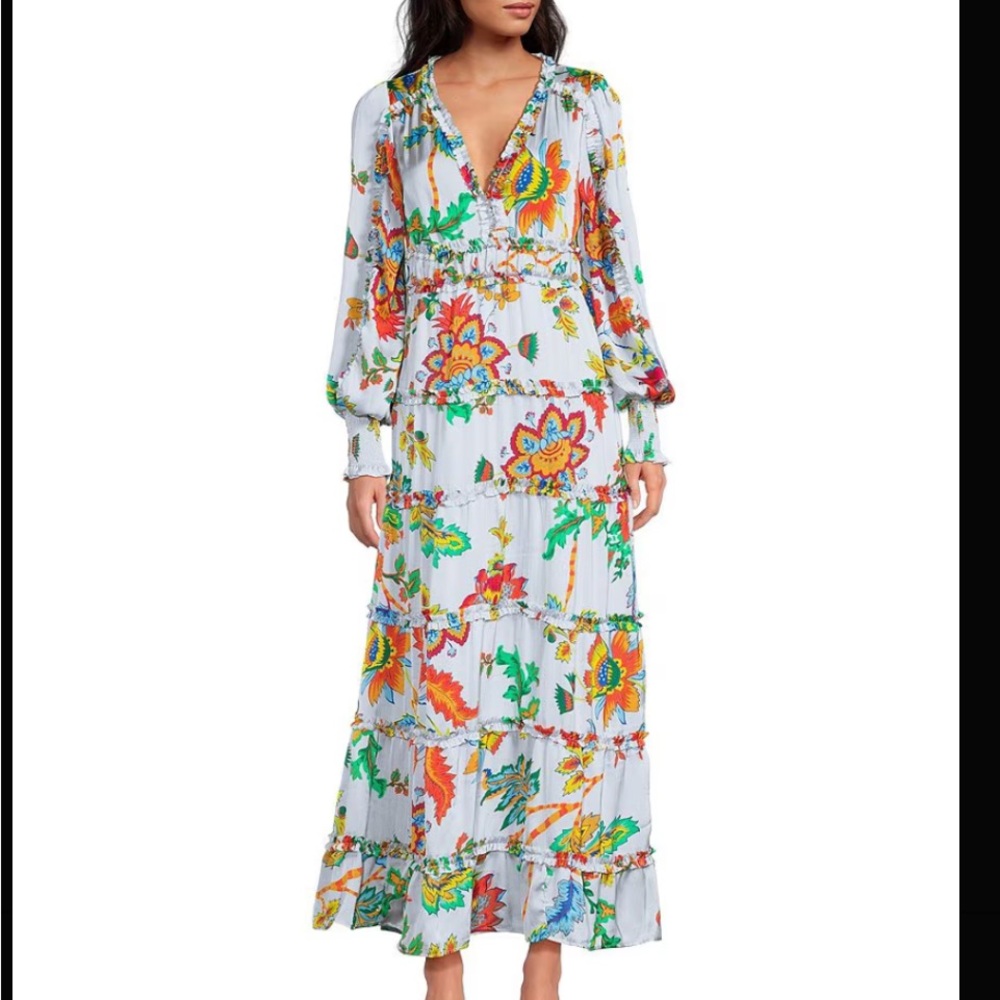 Chelsea & Violet Vibrant Floral Maxi Dress